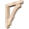Ekena Millwork Balboa Arts and Crafts Smooth Bracket w/ Offset Brace, Douglas Fir, 7 1/2"W x 42"D x 48"H BKT0806X42X48BOA03SDF - alternate 1